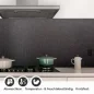 Preview: Küchenrückwand Folie Dunkle Betonästhetik für eine moderne Atmosphäre Detailbild 1