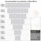 Preview: Küchenrückwand Folie Granitfliesen Variantenauswahl Vorschaubild Höhe 80cm