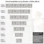 Preview: Küchenrückwand Folie Steinfliesen Optik Höhe 60cm