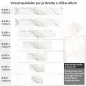 Preview: Küchenrückwand Folie Marmordesign mit grauen Adern Höhe 60cm