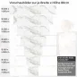 Preview: Küchenrückwand Folie Marmordesign mit grauen Adern Höhe 80cm