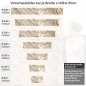 Preview: Küchenrückwand Folie Exklusiver Marmorlook - Luxuriöse Küchengestaltung Höhe 51cm