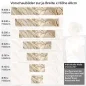 Preview: Küchenrückwand Folie Exklusiver Marmorlook - Luxuriöse Küchengestaltung Höhe 60cm