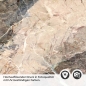 Preview: Küchenrückwand Folie Marmorstruktur in erdigen Tönen Detailbild 2