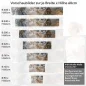 Preview: Küchenrückwand Folie industrieller Marmor Look Höhe 60cm