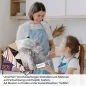 Preview: Küchenrückwand Folie rostgraue Marmoroptik - Modernität und Natürlichkeit A4 Muster