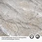 Preview: Küchenrückwand Folie Naturstein Marmoroptik Detailbild 2