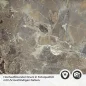 Preview: Küchenrückwand Folie Marmorstruktur Dunkelbraun mit feiner Maserung Detailbild 2