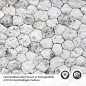 Preview: Küchenrückwand Folie Landhausstil Steinoptik Detailbild 2