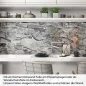 Preview: Küchenrückwand Folie Graues Naturmauerwerk - Rustikales Steinwand-Design Artikelbild 1