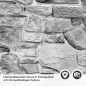 Preview: Küchenrückwand Folie Graues Naturmauerwerk - Rustikales Steinwand-Design Detailbild 2
