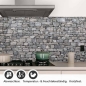 Preview: Küchenrückwand Folie traditionelle Steinmauer Detailbild 1