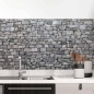 Preview: Küchenrückwand Folie traditionelle Steinmauer Hauptbild 1