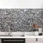 Preview: Küchenrückwand Folie traditionelle Steinmauer Hauptbild 1