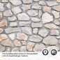 Preview: Küchenrückwand Folie rustikale Steinmauer Detailbild 2