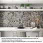 Preview: Küchenrückwand Folie Mauerdesign - Perfekt für Landhausküchen Artikelbild 1