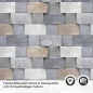 Preview: Küchenrückwand Folie strukturierte Steinoptik – Zeitloses Design Detailbild 2