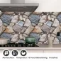 Preview: Küchenrückwand Folie Mediterranes Mauerwerk Detailbild 1