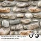 Preview: Küchenrückwand Folie Flusssteinmauer - Ländliches Ambiente Detailbild 2