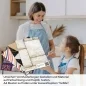 Preview: Küchenrückwand Folie Sandfarbene Steine A4 Muster