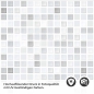 Preview: Küchenrückwand Folie Minimalistische Mosaikfliesen Detailbild 2