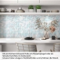 Preview: Küchenrückwand Folie Blautöne Mosaik - Maritimer Look Artikelbild 1