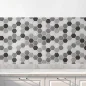 Preview: Küchenrückwand Folie Mosaikoptik Hexagon Hauptbild 1