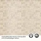 Preview: Küchenrückwand Folie Beige Mosaikoptik Detailbild 2