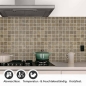 Preview: Küchenrückwand Folie Mosaikoptik Naturstein Detailbild 1
