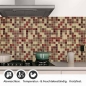 Preview: Küchenrückwand Folie Lebendiges Mosaikdesign Detailbild 1