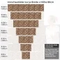 Preview: Küchenrückwand Folie Lebendiges Mosaikdesign Höhe 80cm