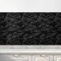 Preview: Küchenrückwand Folie Mosaik Schwarz - Dunkler Luxus Hauptbild 1