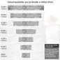 Preview: Küchenrückwand Folie raue Putzoptik - Urbane Wandgestaltung Höhe 51cm