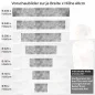 Preview: Küchenrückwand Folie raue Putzoptik - Urbane Wandgestaltung Höhe 60cm
