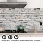 Preview: Küchenrückwand Folie Schieferstein Look - Mit lebhaften Akzenten Detailbild 1