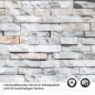 Preview: Küchenrückwand Folie Schieferstein Look - Mit lebhaften Akzenten Detailbild 2