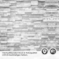 Preview: Küchenrückwand Folie Backstein Hell-Weiß - Minimalistischer Chic Detailbild 2