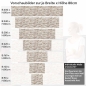 Preview: Küchenrückwand Folie Schieferstein Cremebeige Höhe 80cm