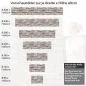 Preview: Küchenrückwand Folie Rustikale Schieferstein Optik Höhe 60cm