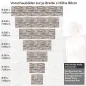 Preview: Küchenrückwand Folie Rustikale Schieferstein Optik Höhe 80cm