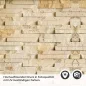 Preview: Küchenrückwand Folie Sandfarbene Schieferstruktur Detailbild 2