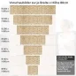 Preview: Küchenrückwand Folie Sandfarbene Schieferstruktur Höhe 80cm