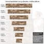 Preview: Küchenrückwand Folie Steinriemchen Steinmauer Höhe 60cm