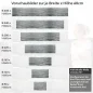 Preview: Küchenrückwand Folie Schieferstein - Steinoptik in Anthrazitgrau Höhe 60cm
