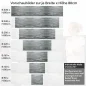 Preview: Küchenrückwand Folie Schieferstein - Steinoptik in Anthrazitgrau Höhe 80cm