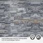 Preview: Küchenrückwand Folie Schieferplatten - Optik in Natursteinflair Detailbild 2