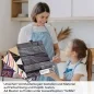 Preview: Küchenrückwand Folie Anthrazit-Schiefer - Premium-Look für moderne Küchen A4 Muster
