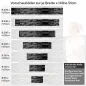 Preview: Küchenrückwand Folie Schieferoptik Schwarz - Eleganz für Ihre Küche Höhe 51cm