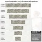 Preview: Küchenrückwand Folie Felsoptik - Stein-Look für Ihre Wohlfühlküche Höhe 60cm