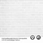 Preview: Küchenrückwand Folie Heller Ziegel-Look - Design, das begeistert Detailbild 2